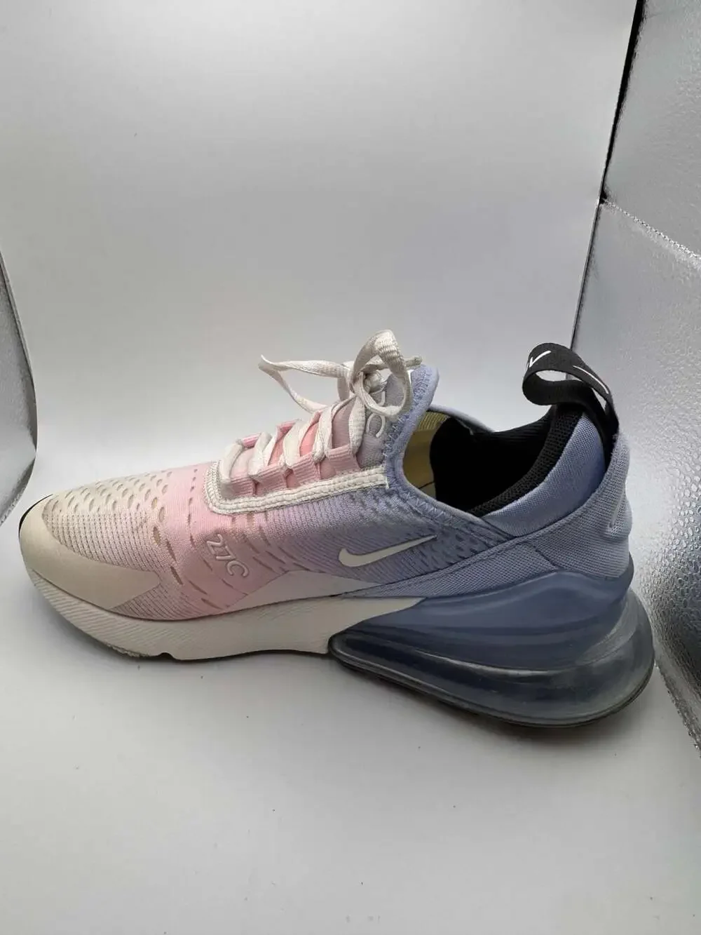 Nike Women's Air Max 270 'Aluminum Pink Foam' Gradient Shoes IB4017-468 - Picture 5 of 8